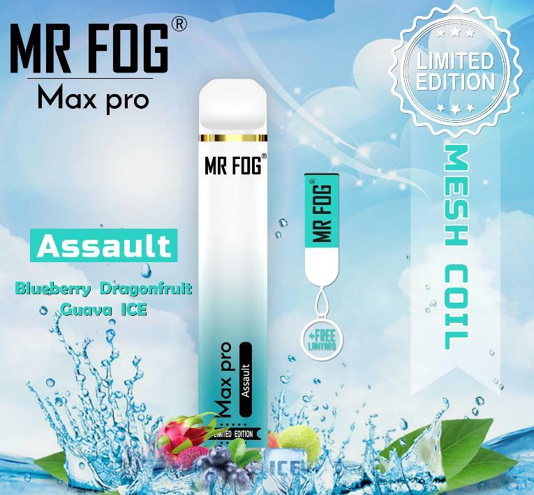 MR. FOG MAX PRO LIMITED EDITION DISPOSABLE 5% NIC VAPE 7ML (2000 PUFFS)