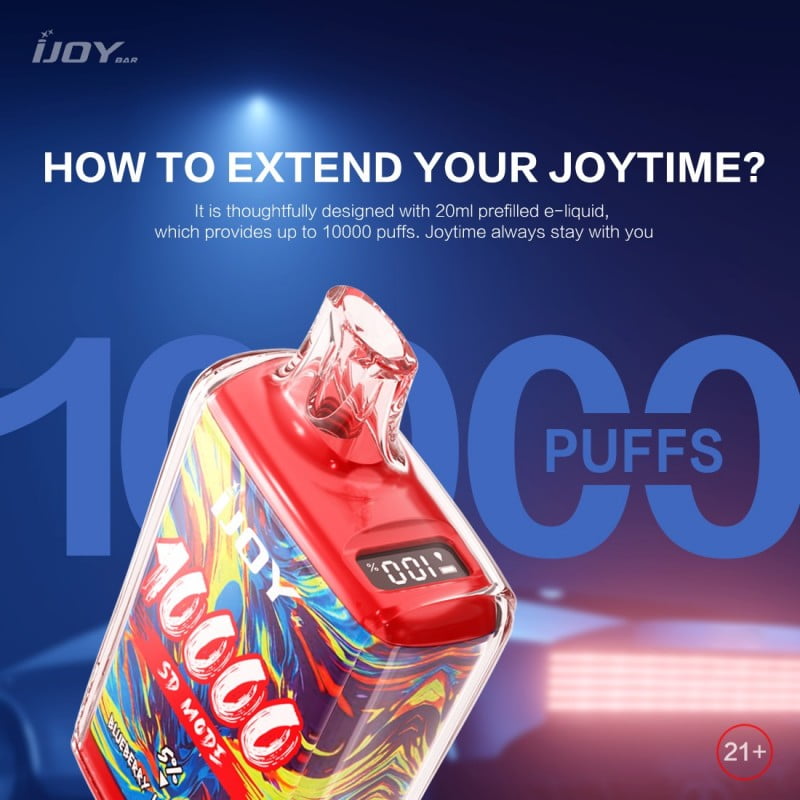 IJOY BAR 5% NIC SD10000 RECHARGEABLE DISPOSABLE 20ML 10000 PUFFS