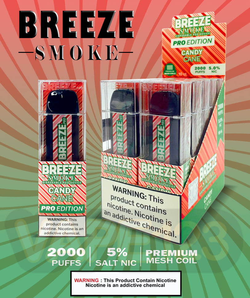 BREEZE CANDY CANE - SPECIAL EDITION FLAVOR