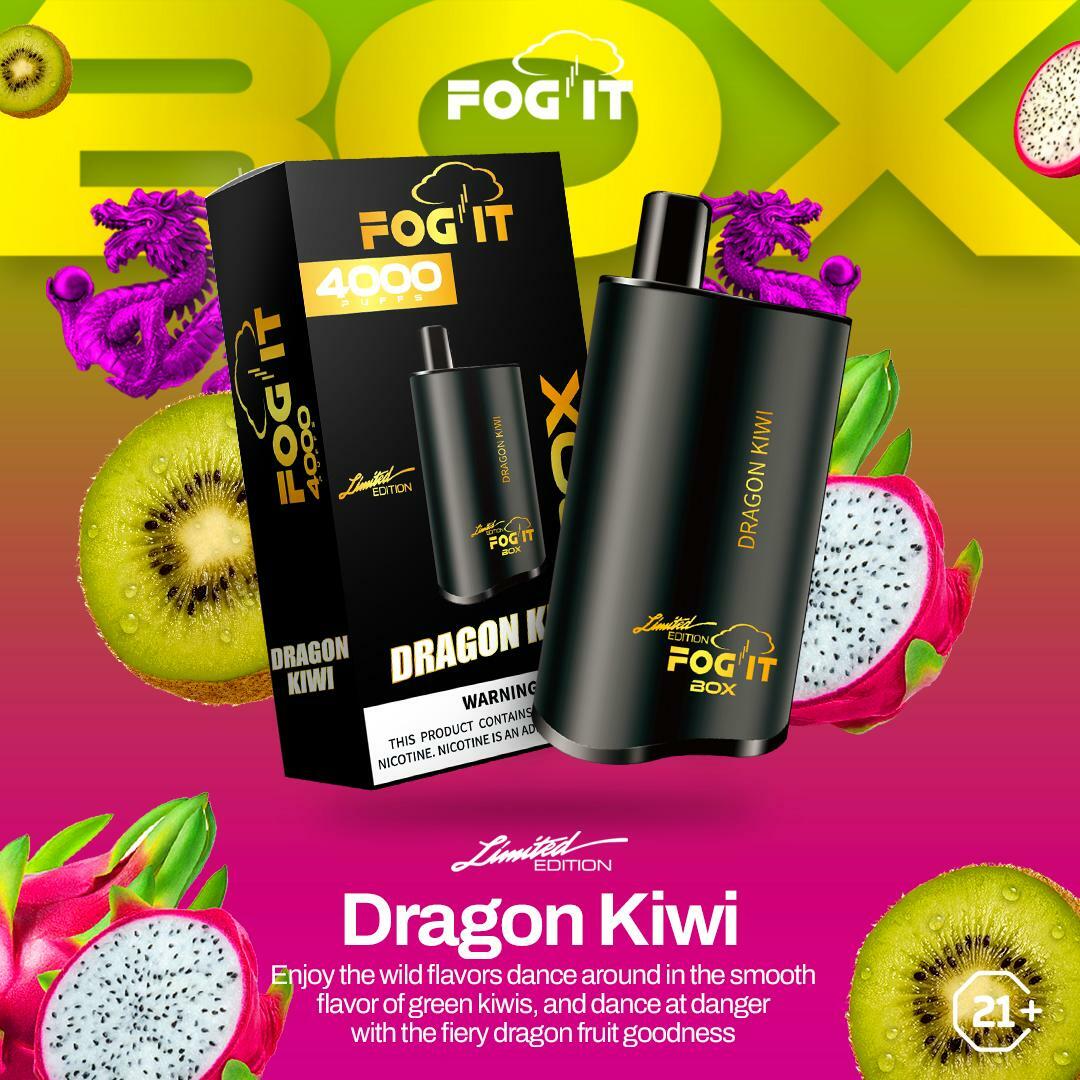 FOG IT BOX LIMITED EDITION 5% SYNTHETIC NICOTINE DISPOSABLE 12ML 4000 PUFFS
