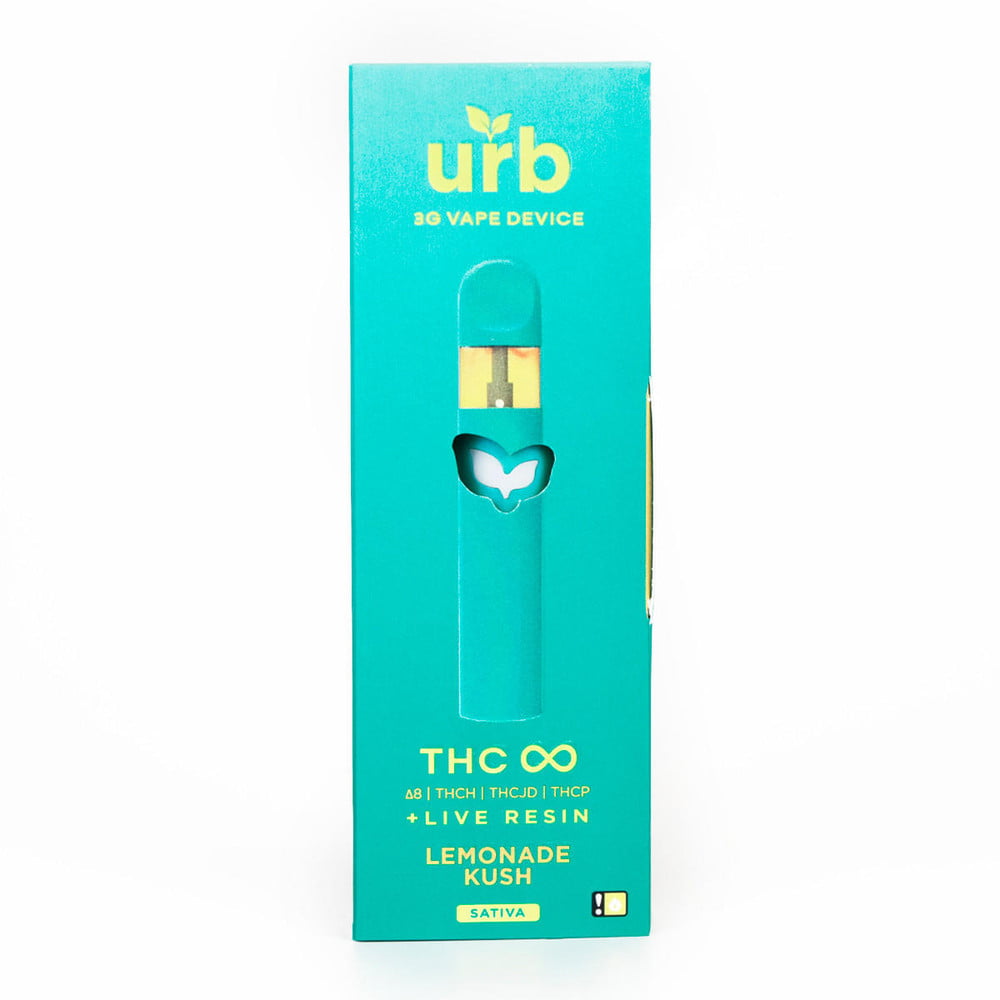 URB THC INFINITY LIVE RESIN 3G DISPOSABLE - 1CT